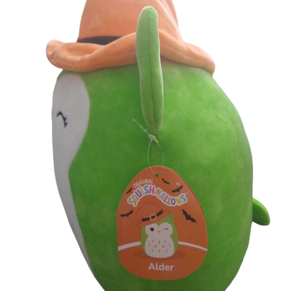 NWT 12" Squishmellow Alder Halloween Witch Owl Plush Walgreens Exclusive - Picture 2 of 5